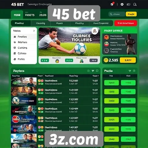 Interface do 45 bet é amigável para iniciantes