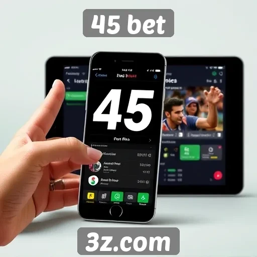 Acessibilidade do 45 bet em dispositivos móveis é destaque